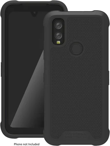 Vista 9 de Funda compatible con Kyocera DuraSport Phone Modelo C6930. Funda giratoria resistente con clip para cinturón y funda de TPU flexible y resistente