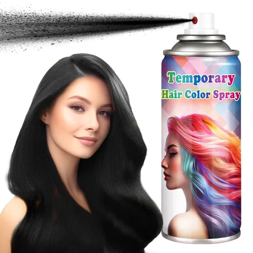Vista 12 de Spray para el cabello gris Spray de color temporal Tinte para el cabello gris-gris, 4.1 fl oz