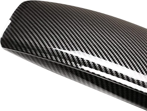 Vista 6 de YIWANG Almohadilla de cubierta de reposabrazos de fibra de carbono ABS para BMW X5 E70 X6 E71 2007-2013 accesorios para el interior del coche
