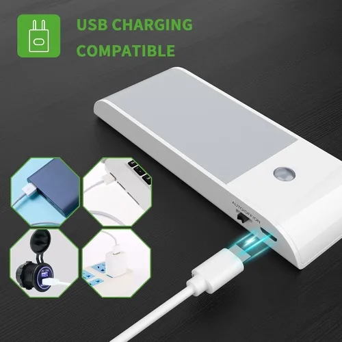 Vista 6 de 10L0L Luz Universal para Techo de Carrito de Golf, Luz Cúpula LED Recargable por USB con Sensor de Movimiento Inalámbrico