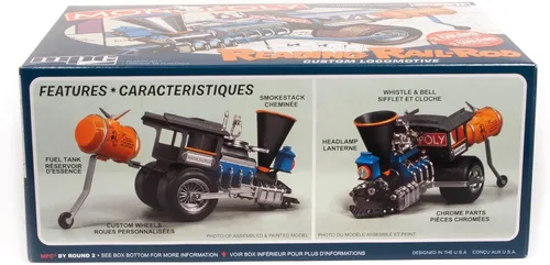 Vista 2 de MPC Monopoly Locomotora personalizada 1:25 escala modelo kit, color de fábrica