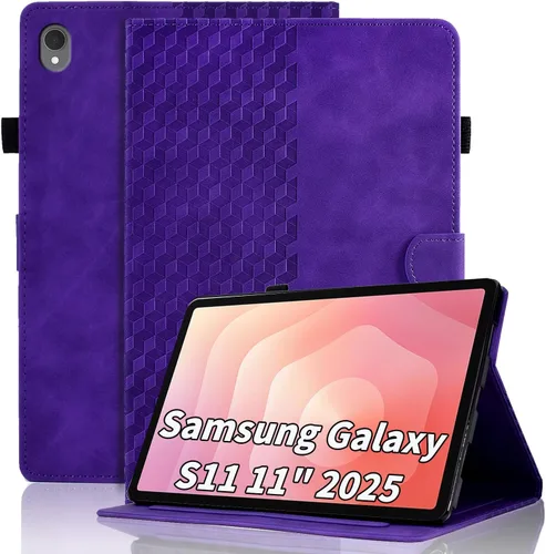 Vista 77 de Funda para Samsung Galaxy Tab S6 Lite 2024/2022/2020 de 10.4 pulgadas SM-P620/P625/P610/P613/P615/P619 de piel sintética, funda magnética con Negro
