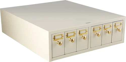 Vista 10 de 4E's USA Gabinete de almacenamiento deslizante - Almacenamiento modular con 6 cajones con capacidad para hasta 5,000 toboganes de laboratorio