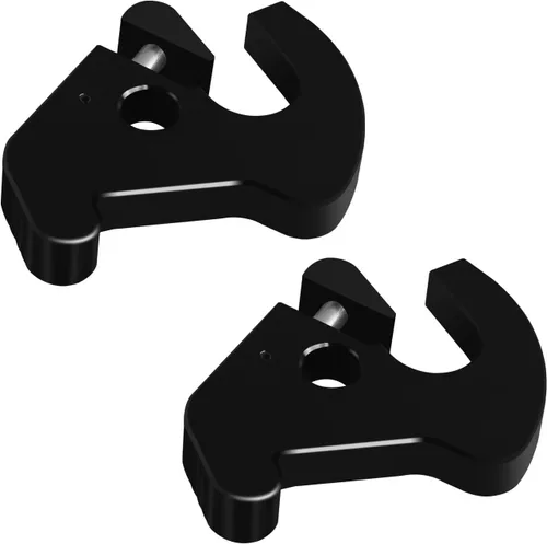 Vista 3 de Portaequipajes Sissy Bar Latch Clips Soporte de montaje de placa lateral Ojal Hardware de liberación rápida para Harley Touring Electra Road Street