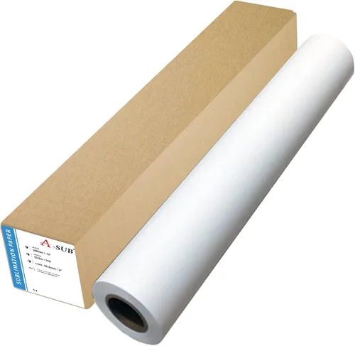 Vista 8 de A-SUB - Rollo de papel de sublimación 105gsm 13 pulgadas x 110 pies de secado rápido compatible con impresora de inyección de tinta