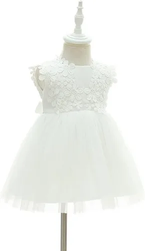 Vista 3 de Vestido formal de bautizo para niña