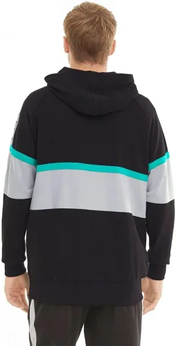 Vista 2 de PUMA Mercedes F1 Xtg - Sudadera con capucha para hombre, color negro, Negro