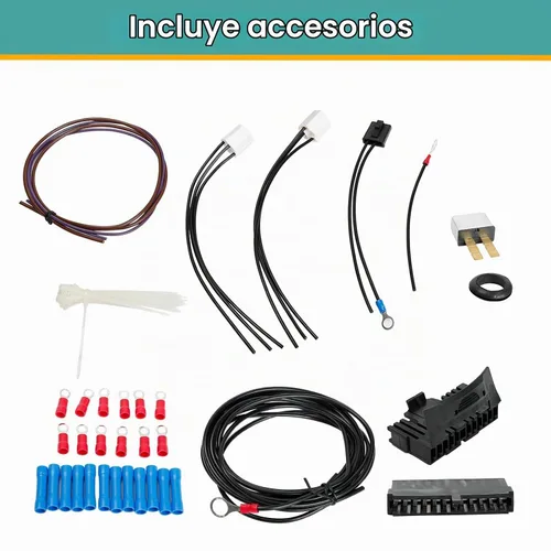 Vista 7 de Cables universales extralargos de 21 circuitos, kit de arnés de cableado Hotrod compatible con cableado automotriz universal GM Chevy