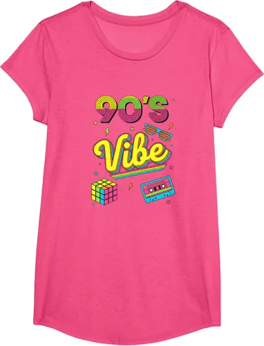 Vista 63 de 90s Nostalgia Retro Apparel - 90'S Vibe Retro T-Shirt Negro