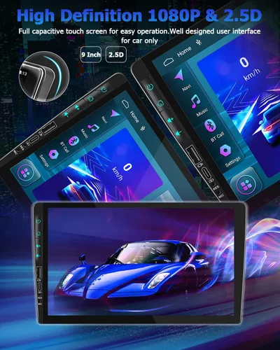 Vista 5 de 64G 9 '' Android 15 Estéreo de coche para Chrysler 300C 2004-2011 IPS Pantalla táctil inalámbrica CarPlay Android Auto Mirror Link 5G WiFi