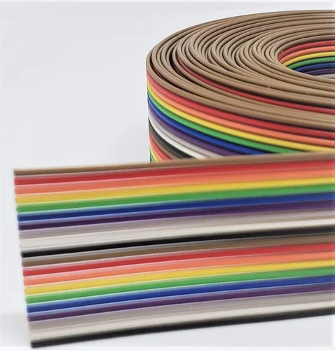 Vista 7 de Pc Accessories - Connectors Pro 4P 20 pies IDC 20' Color Arcoiris Cable de cinta plano para conectores de paso de 0.100 in (4P-20FT)