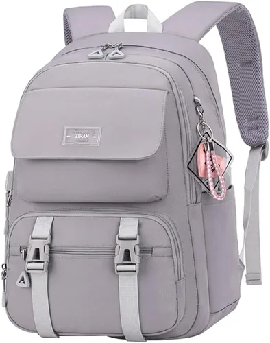 Vista 11 de JiaYou Mochila Casual para Adolescentes, Niñas, Mochila para la Escuela Secundaria, Mochila Diaria, para Mujeres, Bolsa de Viaje para Portátil, 1#