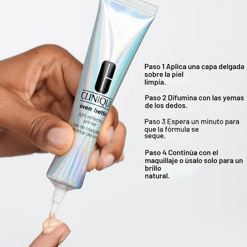 Vista 2 de Clinique Even Better Light Reflecting Face Primer With Vitamin C + Hyaluronic Acid For All Skin Types Hydrating, Lightweight + Illuminating Finish