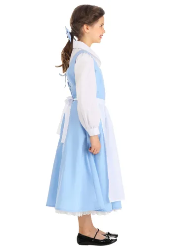 Vista 6 de Disfraz de Vestido Azul de Bella para Niños de La Bella y la Bestia de Disney Multicolor