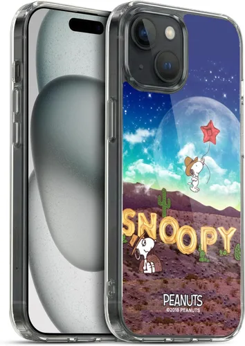 Vista 122 de Head Case Designs Funda de gel con licencia oficial de Peanuts Nebula Cactus Needles Snoopy Space Cowboy [protección de grado militar] compatible