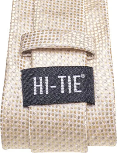 Vista 147 de Hi-Tie Corbata clásica de cachemira para hombre con pañuelo y gemelos a cuadros
