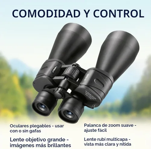Vista 6 de Barska 10-30x60 Gladiator Zoom Binoculars – Long Range Binoculars for Bird Watching, Stargazing & Hunting, Multi-Coated Lenses, Tripod Compatible