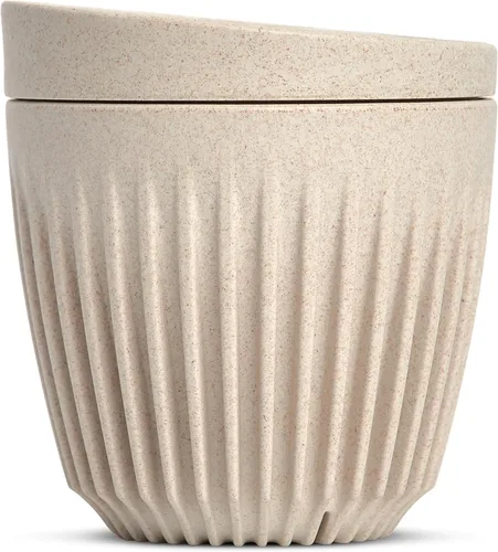 Vista 14 de Taza y tapa HuskeeCup de 12 onzas - Carbón