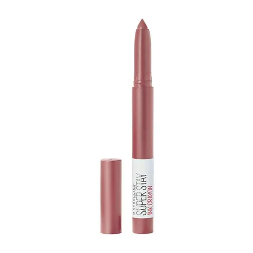 Vista 22 de Maquillaje de lápiz labial Maybelline Super Stay Ink Crayon, lápiz labial mate con punta de precisión con sacapuntas integrado, larga duración