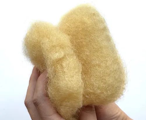 Vista 3 de Cabello humano afro apretado a granel para extensiones de rastas, 100% cabello humano, 4.23 onzas, 4 paquetes de 8 pulgadas de largo, extensiones