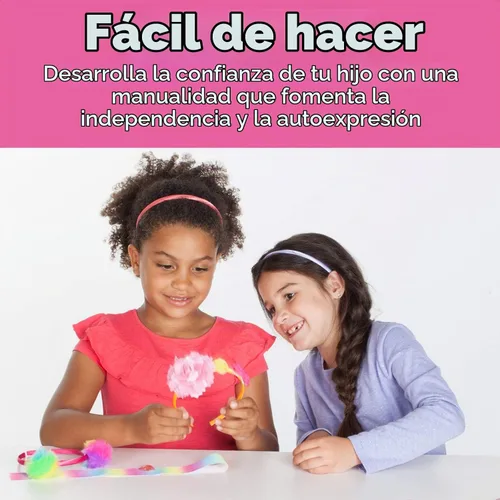 Vista 4 de Creativity for Kids - Kit de diadema de moda, hace 10 diademas de moda