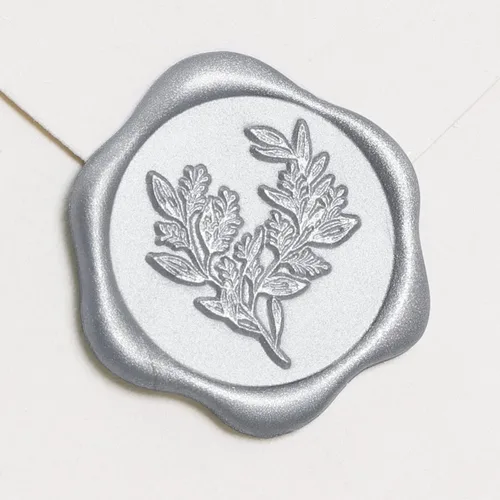 Vista 18 de UNIQOOO Calcomanías de Sello de Cera - Calcomanías de Sello de Sobre de Invitación de Boda de Eucalipto, 50 Piezas Calcomanías Autoadhesivas Hoja