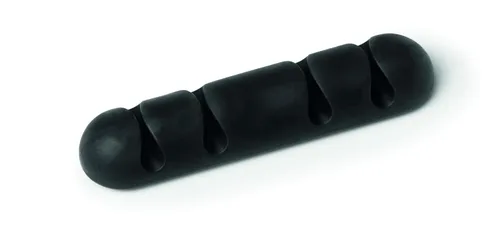 Vista 12 de Durable Cavoline - Clips para cables de gestión de cables, paquete de 6 clips autoadhesivos de grafito para 1 cable, perfectos para una gestión