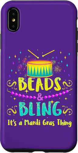 Vista 7 de Funda para iPhone 15 Beads and Bling It's Mardi Gras Thing Phone Case Mardi Gras