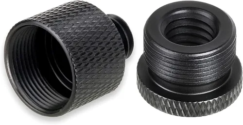 Vista 6 de ChromLives Adaptador de soporte de micrófono 3/8 hembra a 5/8 macho y adaptador de tornillo de rosca 5/8 hembra a 3/8 macho para soporte