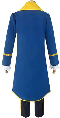Vista 3 de LILLIWEEN Disfraz de la bestia de la bella de la sirvienta Dan Stevens para Halloween, cosplay, disfraz de aristócrata para hombre