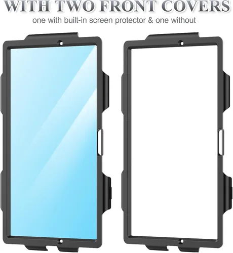 Vista 9 de SEYMAC stock Funda para Samsung Galaxy Tab A8 de 10.5 pulgadas, funda de protección contra caídas de cuerpo completo con protector de pantalla
