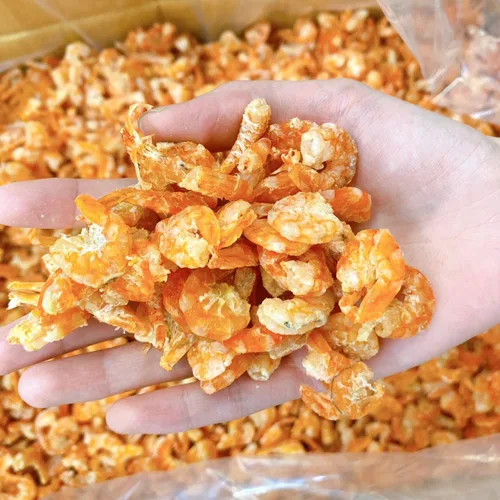 Vista 3 de Camarones secos Tailandia de grado premium, sin cáscara, cabeza y cola (2 libras)