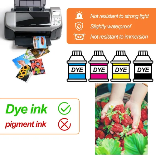 Vista 5 de 150 hojas de papel fotográfico brillante, 4 x 6 pulgadas, papel fotográfico para impresora, papel para impresora fotográfica, de Better Office