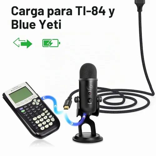 Vista 4 de AGVEE Cable Mini USB de 3.3 pies, USB A duradero a Mini-B de datos y Negro