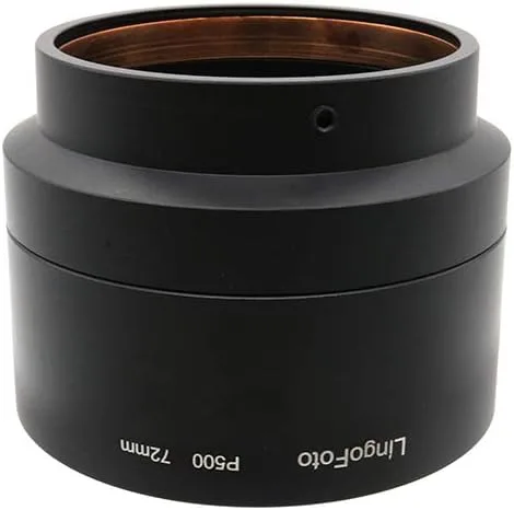 Vista 4 de Tubo adaptador de metal de 2.835 in para Nikon Coolpix P500, tubo adaptador de filtro negro