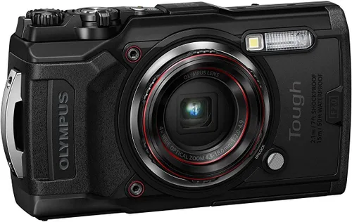 Vista 5 de Olympus Tough TG-6 - Cámara impermeable, color negro, paquete básico de 64 GB