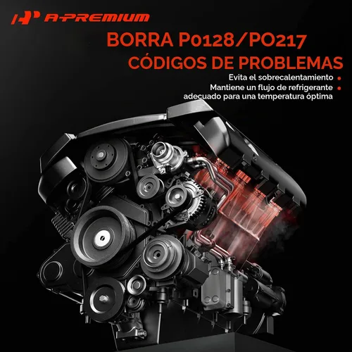 Vista 7 de A-Premium Conjunto de Carcasa de Termostato de Refrigerante de Motor con Junta Compatible con Mercedes-Benz C230 C250 C280 C300 C350 E280 E350 ML350