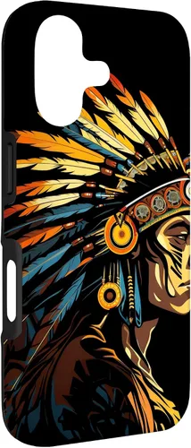 Vista 3 de Funda de orgullo indígena con plumas para iPhone 17