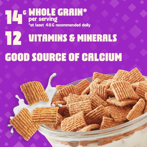 Vista 4 de Golden Grahams Cereal de desayuno, grano entero, 11.7 onzas Graham Cracker Taste, 0.45 oz de grano entero por porción, 12 vitaminas por porción