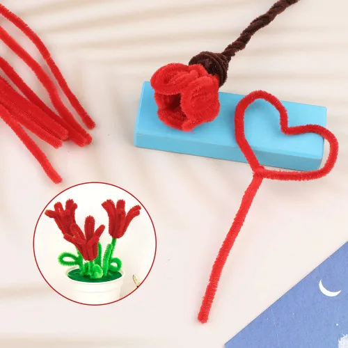 Vista 5 de Limpiadores de pipas para manualidades navideñas