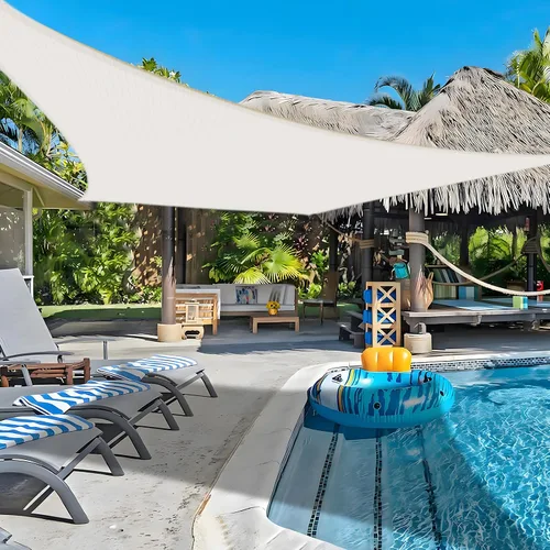 Vista 11 de COOLBOYS - Parasol rectangular de 10 x 20 pies, para exteriores