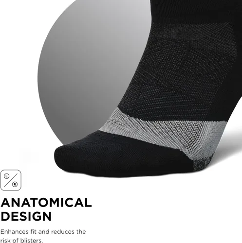 Vista 76 de Feetures Elite Light Cushion Mini Crew Sock - Calcetines deportivos con compresión dirigida