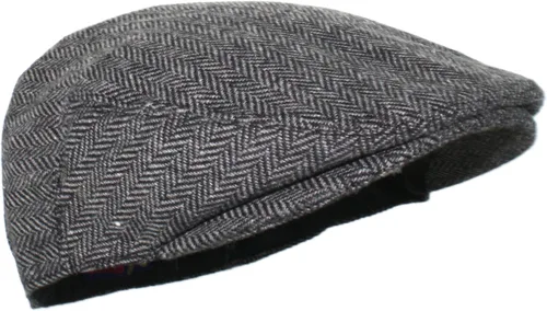 Vista 3 de Ted & Jack - Gorra de conducción Street Easy de espiga o a cuadros con forro acolchado