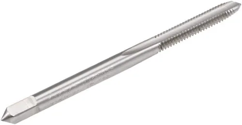 Vista 3 de uxcell Macho de la máquina #6-40 UNF Rosca 2B Clase 3 Flautas Tornillo de acero de alta velocidad roscado herramienta de roscado 2pcs