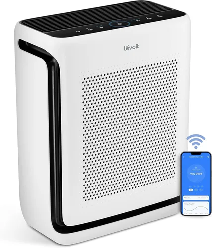 Vista 10 de LEVOIT HEPA Air Purifier for Home Bedroom, Allergen Defense, Eleva 300X Blanco