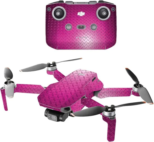 Vista 6 de MIGHTY SKINS Compatible con DJI Mini 2 Dron portátil – Pared negra Funda protectora de vinilo duradera y única Fácil de aplicar, quitar