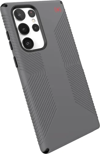 Vista 11 de Speck Productos Funda Presidio2 Grip Samsung Galaxy S22 Ultra, bisel elevado, Negro/Negro/Blanco