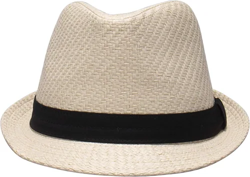 Vista 2 de Levi's Sombrero de paja ligero Fedora Panamá para hombre