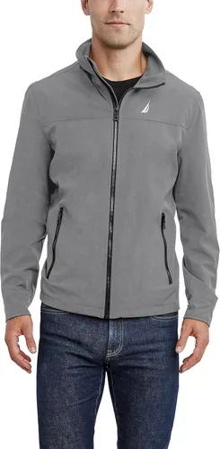 Vista 9 de Nautica - Chaqueta bomber de golf para hombre, ligera, con cremallera completa, cortavientos, atlética, para exterior Ártico Ártico