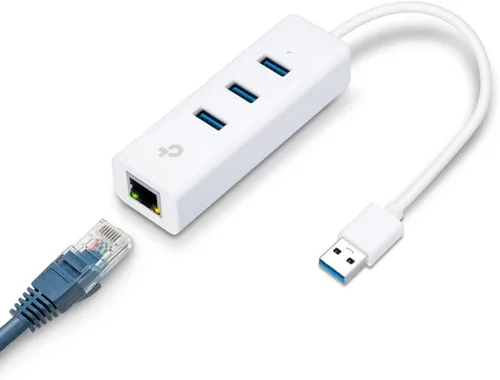 Vista 16 de TP-Link Divisor Ethernet 1 a 2, 1000 Mbps de alta velocidad de doble puerto divisor de Internet, compatible con Cat8/7/6/5e/5, cables USB-C